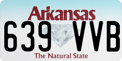 AR license plate 639VVB