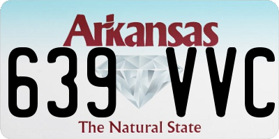 AR license plate 639VVC