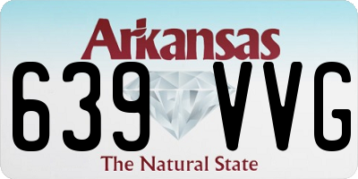AR license plate 639VVG