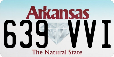 AR license plate 639VVI