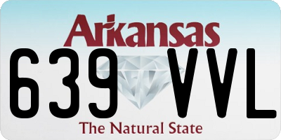 AR license plate 639VVL