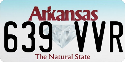 AR license plate 639VVR