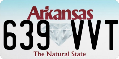 AR license plate 639VVT