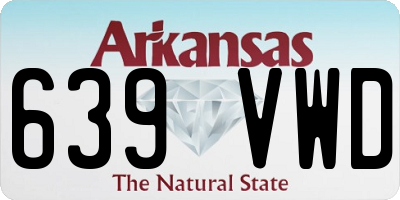 AR license plate 639VWD