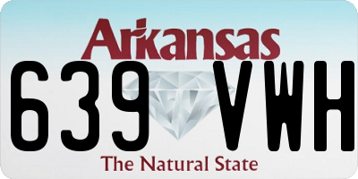 AR license plate 639VWH