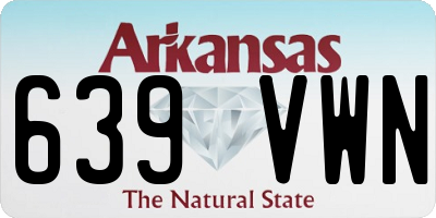 AR license plate 639VWN