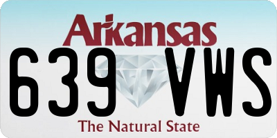AR license plate 639VWS