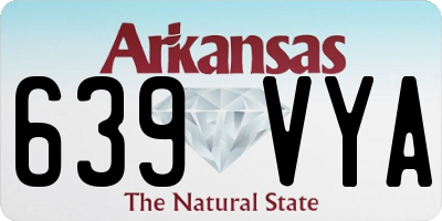 AR license plate 639VYA
