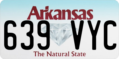 AR license plate 639VYC