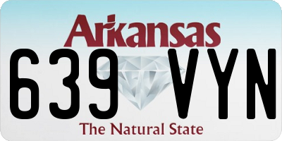 AR license plate 639VYN