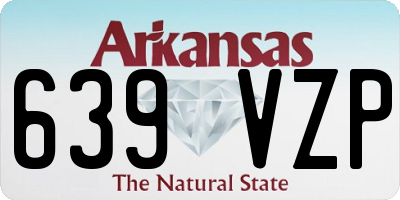 AR license plate 639VZP