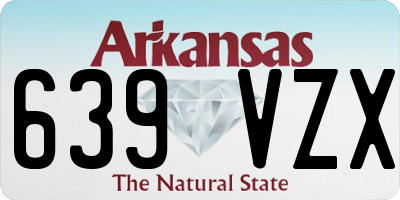 AR license plate 639VZX