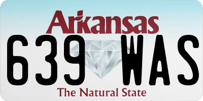AR license plate 639WAS