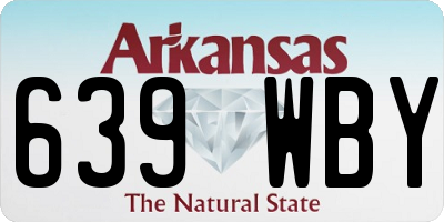 AR license plate 639WBY