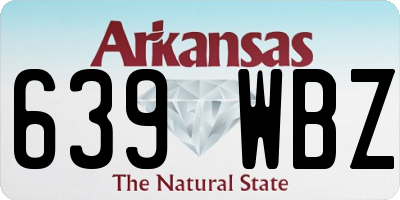AR license plate 639WBZ