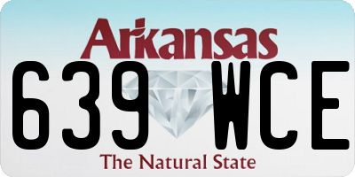 AR license plate 639WCE