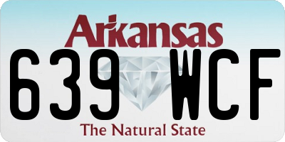 AR license plate 639WCF