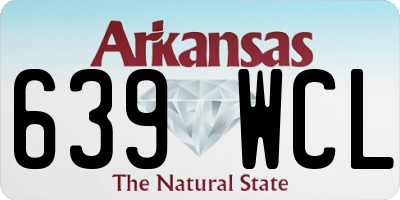 AR license plate 639WCL