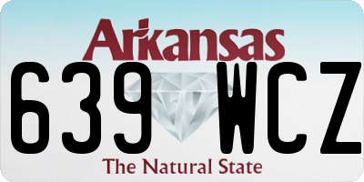AR license plate 639WCZ