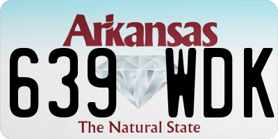 AR license plate 639WDK