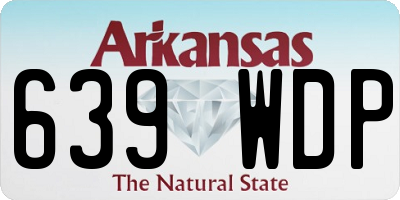 AR license plate 639WDP