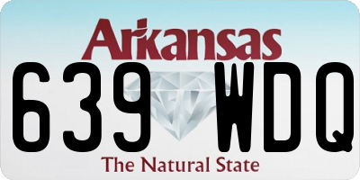 AR license plate 639WDQ
