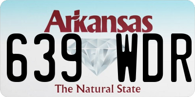 AR license plate 639WDR