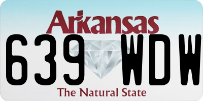 AR license plate 639WDW