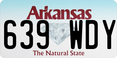 AR license plate 639WDY
