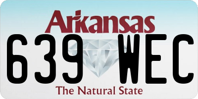 AR license plate 639WEC