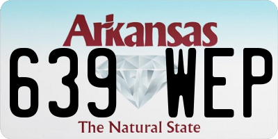 AR license plate 639WEP