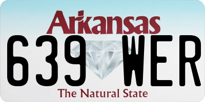 AR license plate 639WER