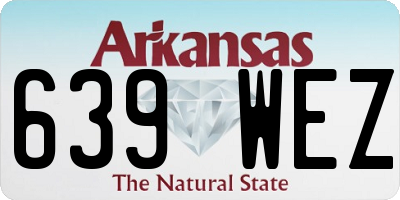 AR license plate 639WEZ