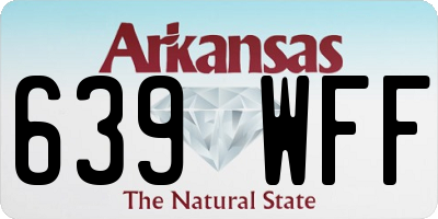 AR license plate 639WFF