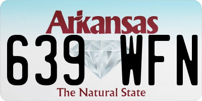 AR license plate 639WFN