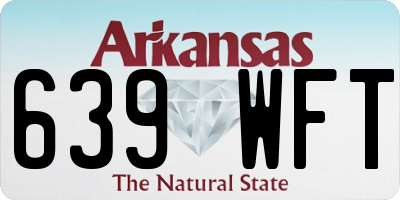 AR license plate 639WFT