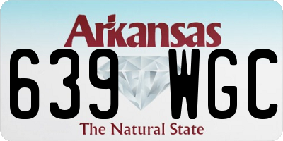 AR license plate 639WGC