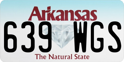 AR license plate 639WGS