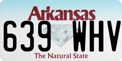 AR license plate 639WHV