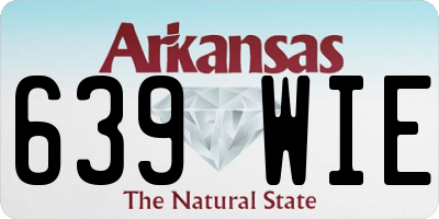 AR license plate 639WIE