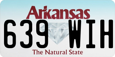 AR license plate 639WIH