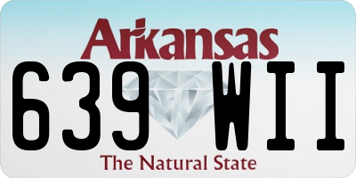 AR license plate 639WII