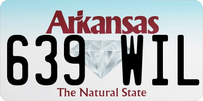 AR license plate 639WIL