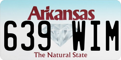 AR license plate 639WIM