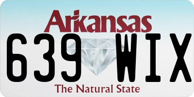 AR license plate 639WIX