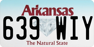 AR license plate 639WIY