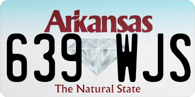 AR license plate 639WJS