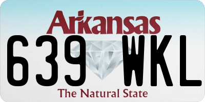 AR license plate 639WKL