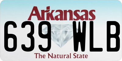 AR license plate 639WLB