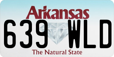 AR license plate 639WLD